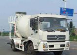 (圖)東風(fēng)天錦混凝土攪拌運(yùn)輸車,東風(fēng)天錦單橋210馬力6立方混凝土攪拌車,DFL5160GJBBXDFL5160GJBBX
