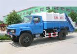 東風尖頭壓縮式垃圾車價格,東風4X2六輪小型壓縮式垃圾車