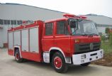 干粉消防車在哪里買,東風(fēng)牌4X2驅(qū)動(dòng)153康明斯185馬力干粉消防車價(jià)格EQ1141KJ
