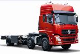 國V東風天龍6X2前四后四天然氣平板車.東風天龍CNG天然氣9.6米平板載貨車報價EQ1250GD5NEQ1250GD5N