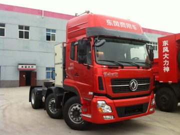 新款東風(fēng)天龍三軸國(guó)四牽引車,國(guó)四東風(fēng)天龍前四后四牽引車配置DFL4250AX3DFL4250AX3
