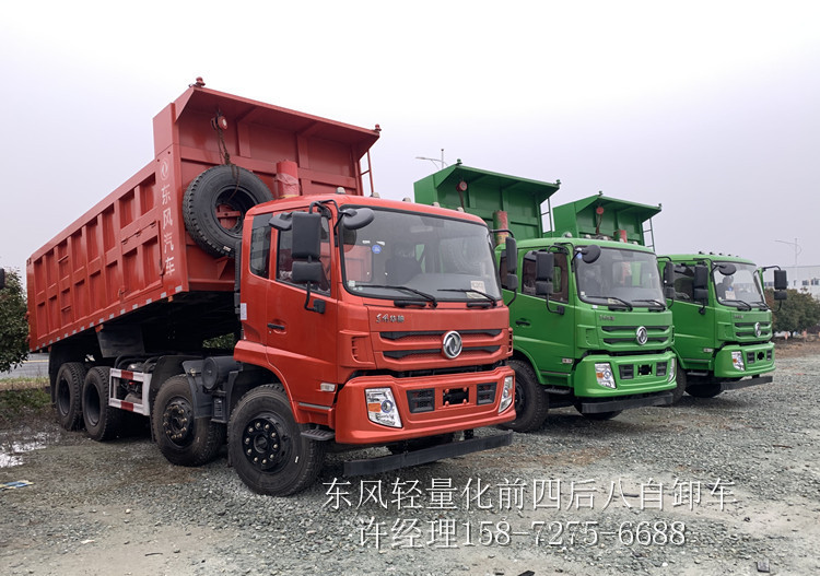 輕型前四后八自卸--國(guó)五輕量化前四后八DFV3250GD5D