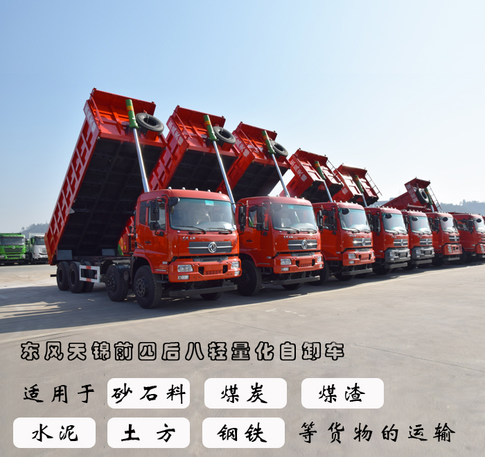 專業(yè)品牌天錦前四后八自卸車|11噸四軸輕皮工程運(yùn)輸自卸車報(bào)價(jià)