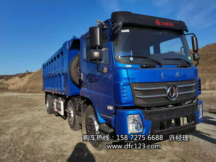 假四橋帶懸浮橋的前四后六,氣囊懸浮橋翻斗自卸車前4后6, 提升橋的自卸車8x2