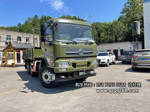 【6X6越野貨車】國六東風天錦六驅(qū)越野載貨汽車