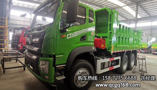 國六東風(fēng)華神270后八輪自卸車,6x4輕量化翻斗自卸車