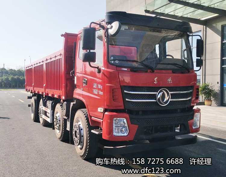 國六新款東風(fēng)前四后六提升橋自卸貨車報價